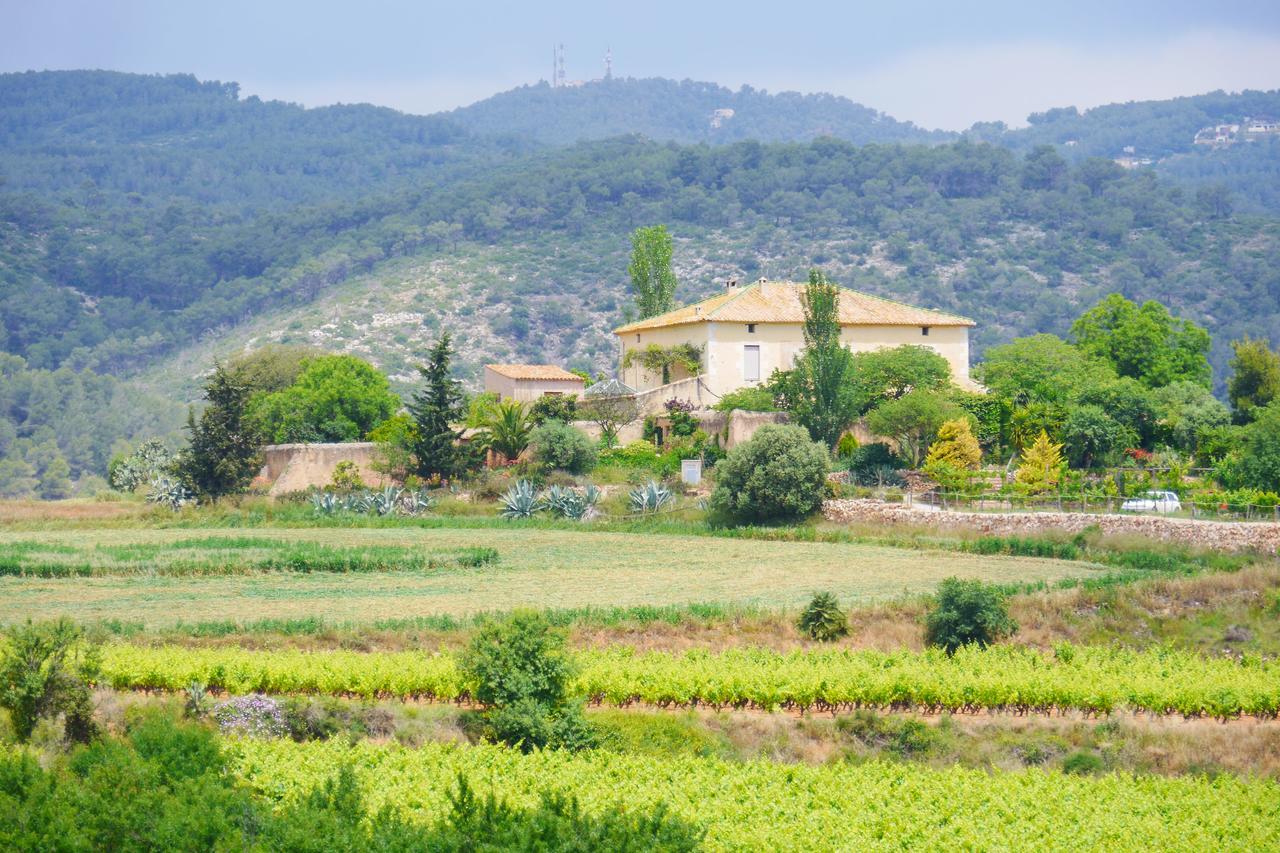 ホテル Mas Castell De Gimenelles Sant Jaume dels Domenys エクステリア 写真